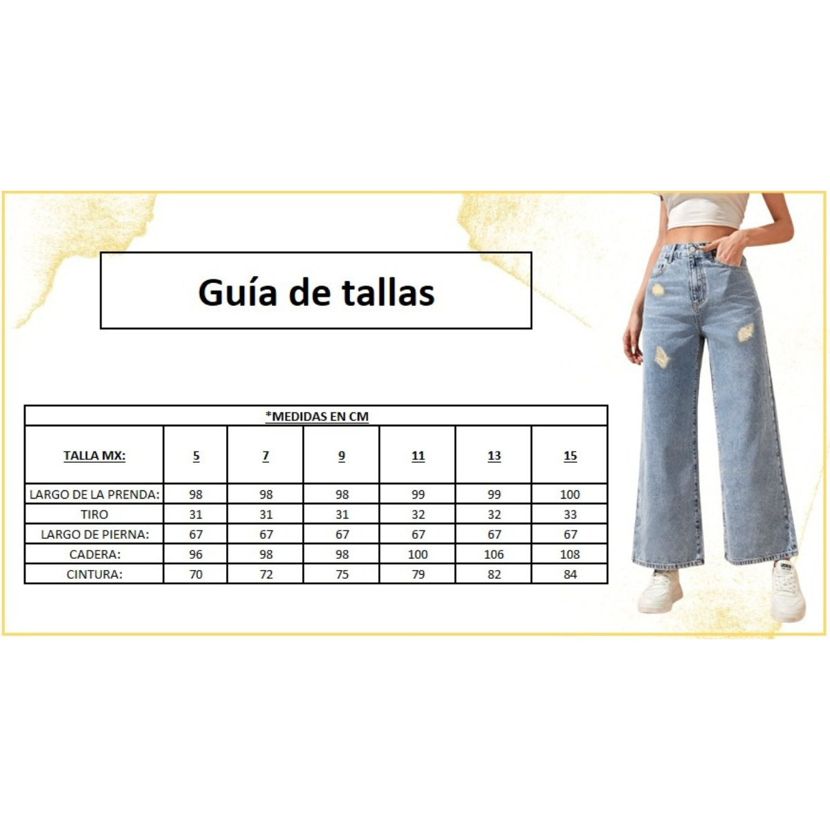 Pantalones Mujer Recto Mom Jeans Ancho Mezclilla Jeans Dama