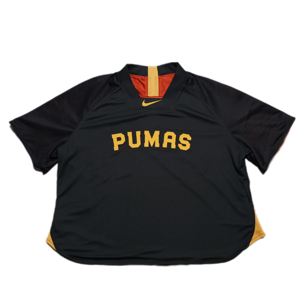 Jersey Nike Pumas Mujer Doble Vista - Terracota / Azul y Oro