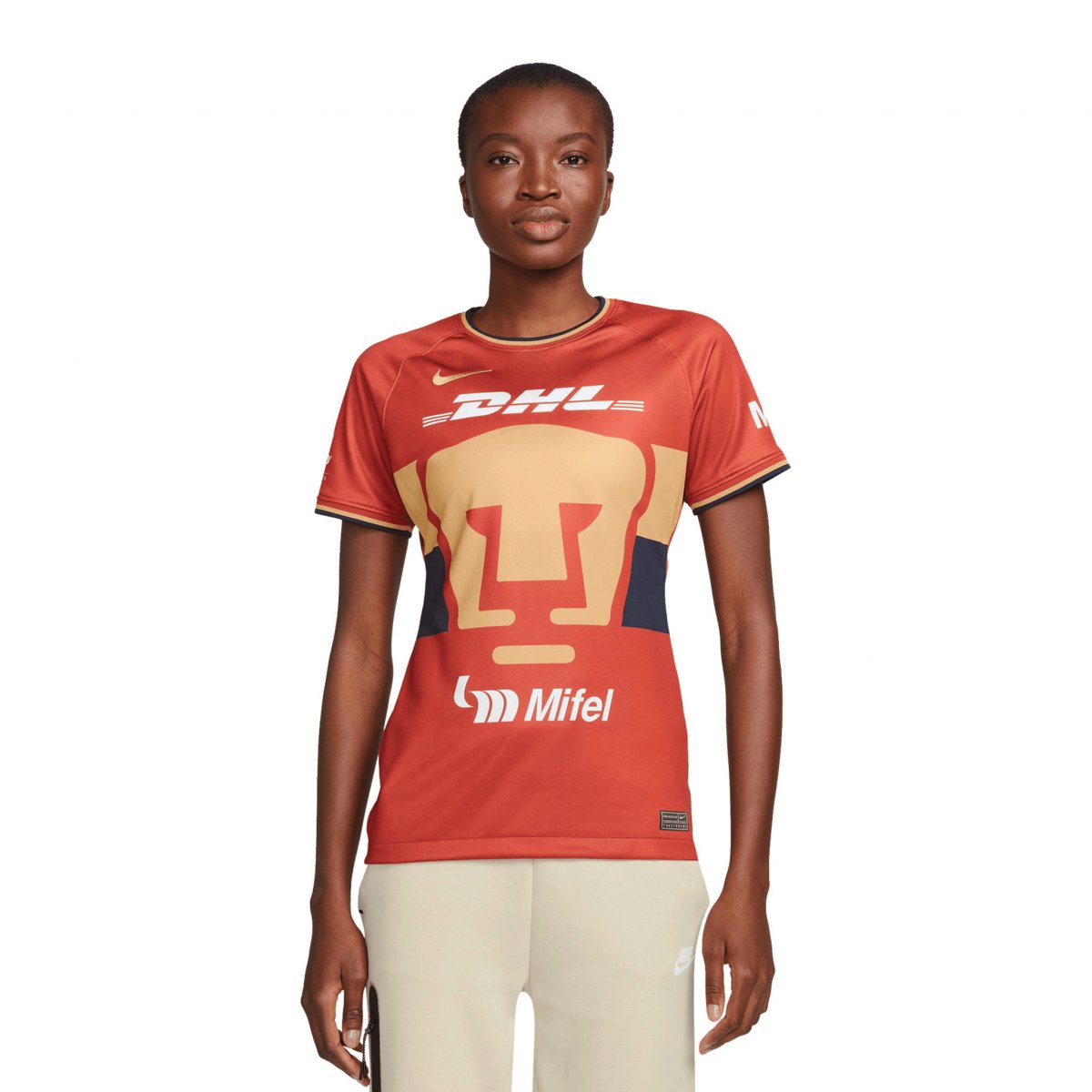 Jersey Nike PUMAS Mujer 2022 Terracota (TALLA XL)