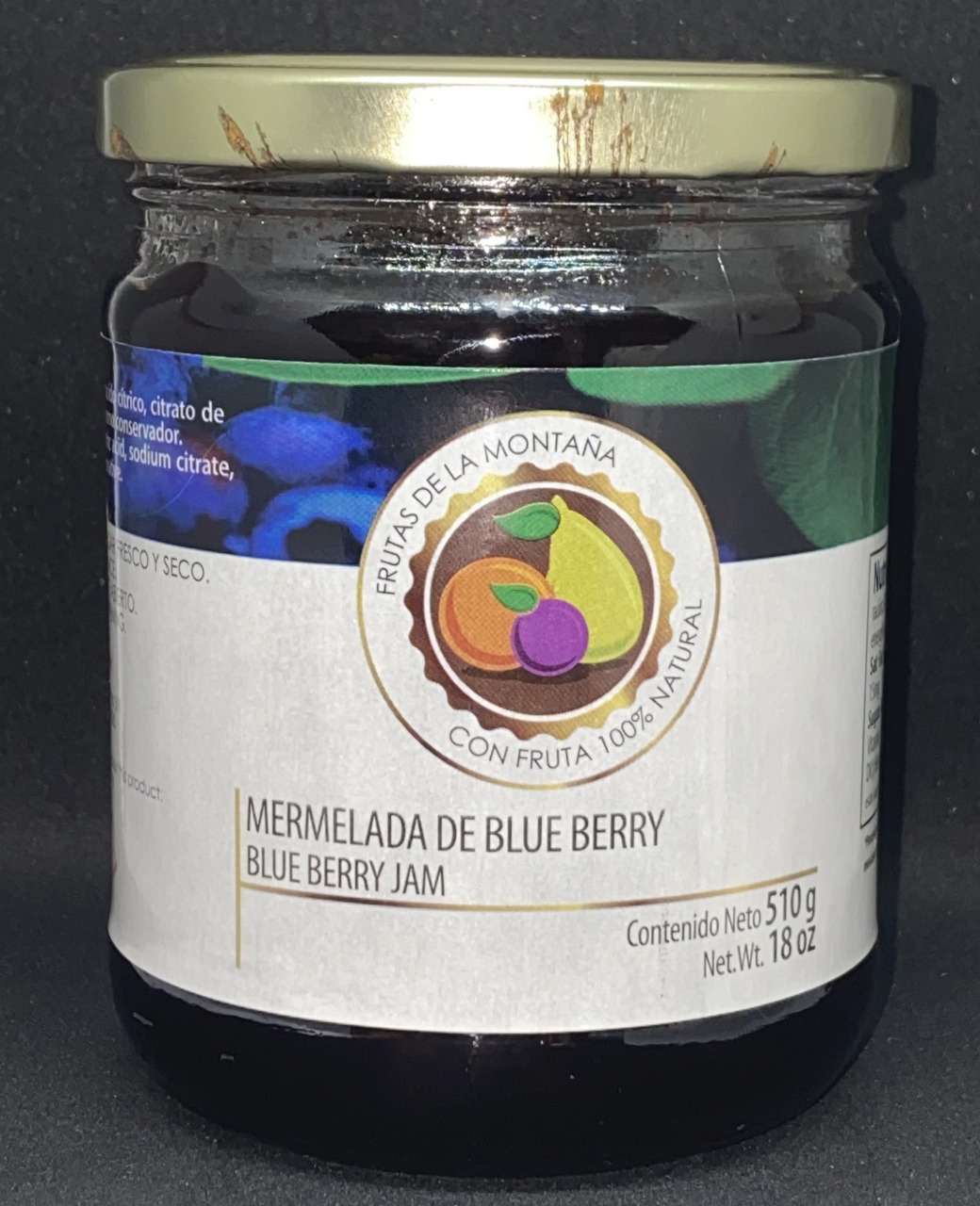 Mermelada de Blueberry 510 grs