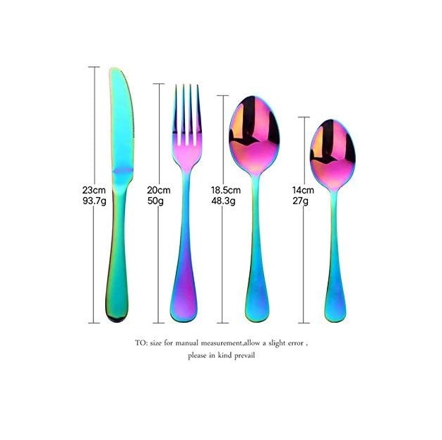 Juego de cubiertos Tornasol 24 piezas