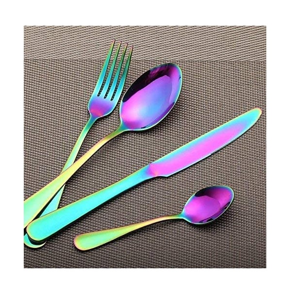 Juego de cubiertos Tornasol 24 piezas