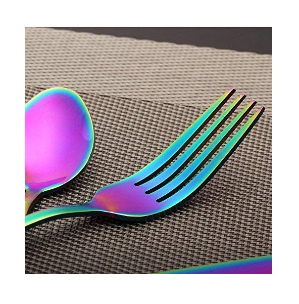 Juego de cubiertos Tornasol 24 piezas