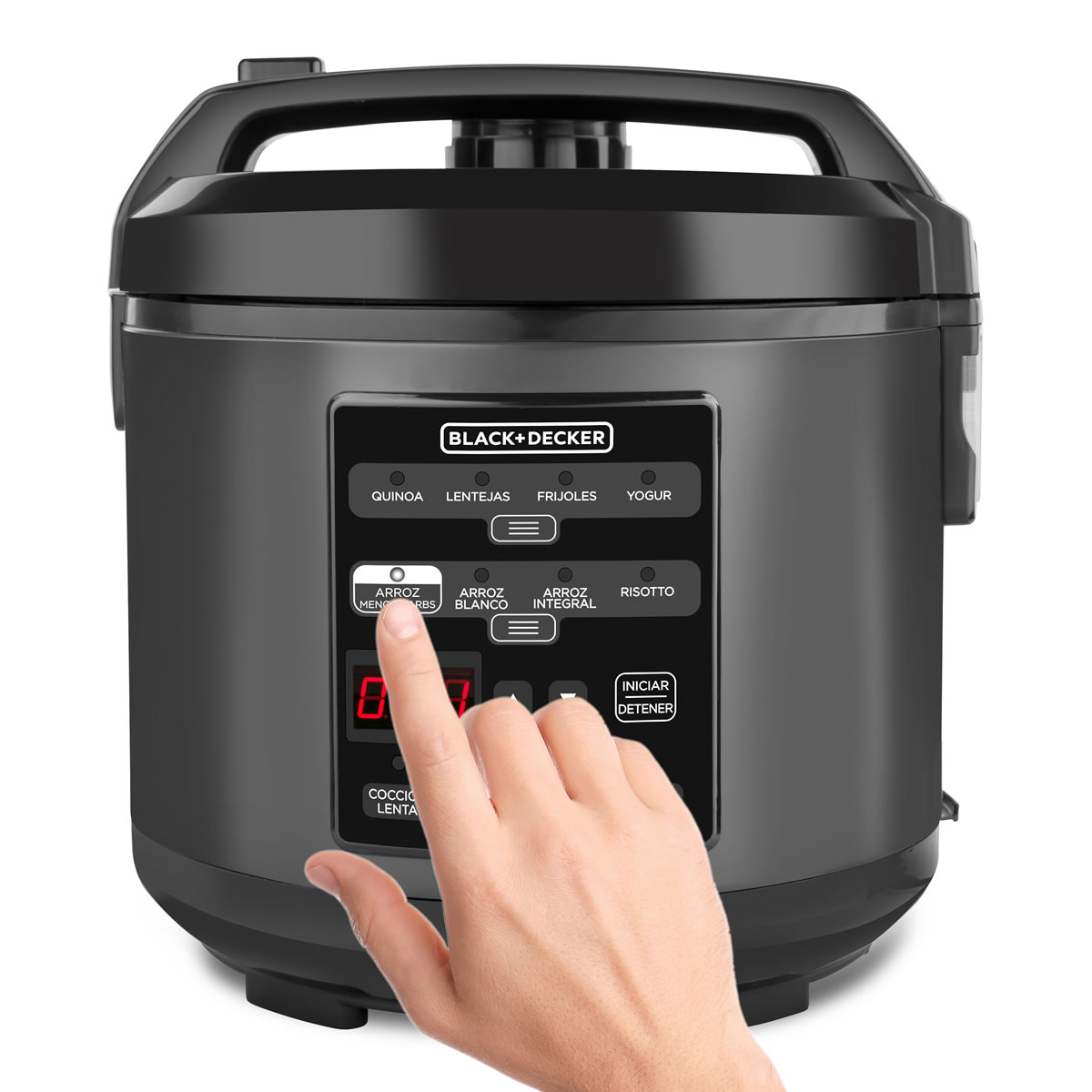 Olla Digital Multifuncional 500 W BLACK+DECKER MCH14-AR WT