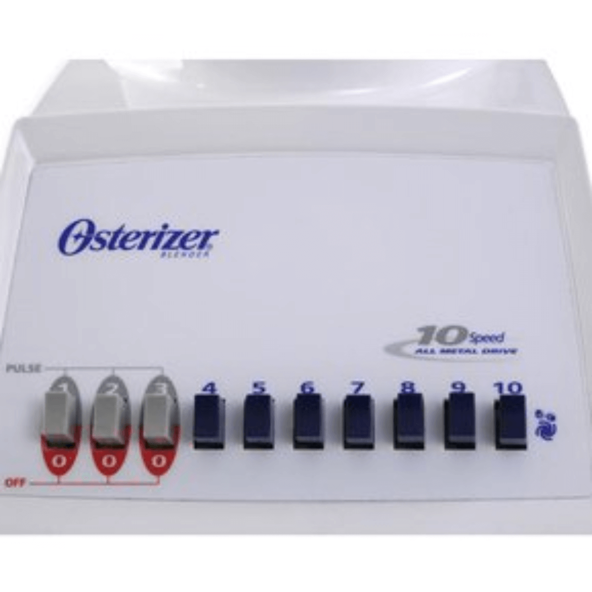 LICUADORA 10VEL 1.25LT VASO DE PLASTICO SLANT BLANCO OSTER