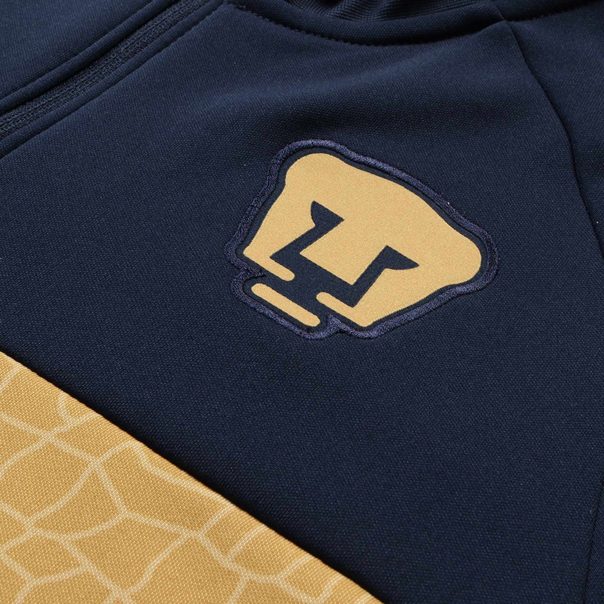 Chamarra Nike Pumas UNAM Franja Cantera para Mujer - Azul y Oro