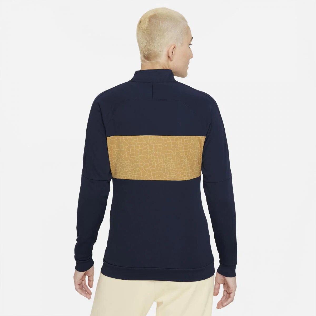 Chamarra Nike Pumas UNAM Franja Cantera para Mujer - Azul y Oro