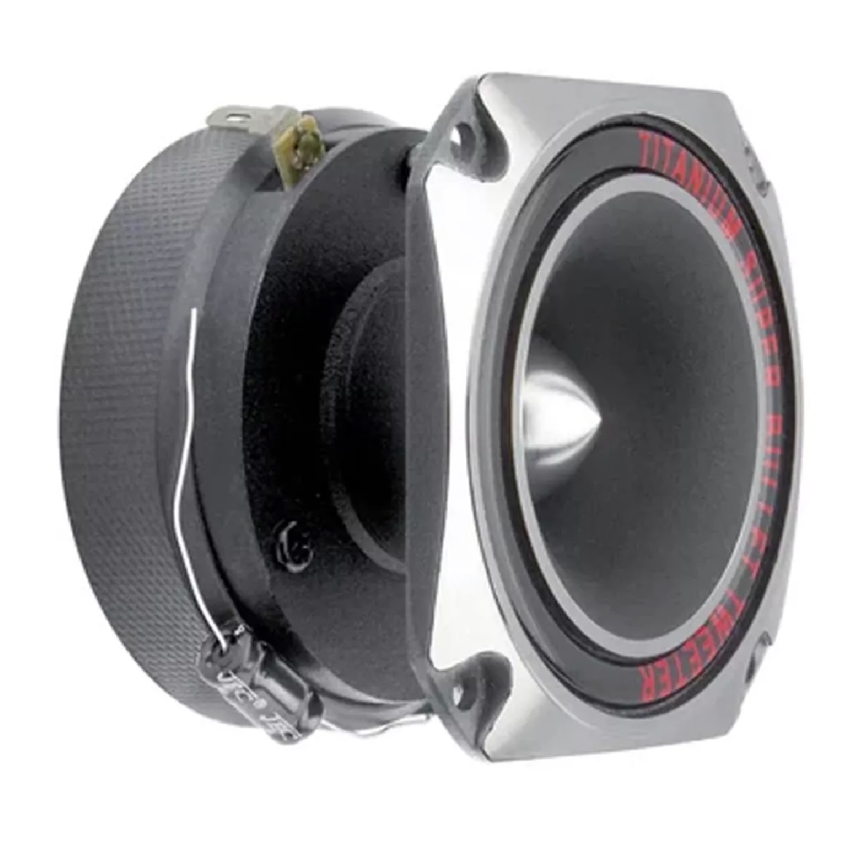 Tweter De Bala 1000w Con Capacitador Cromado
