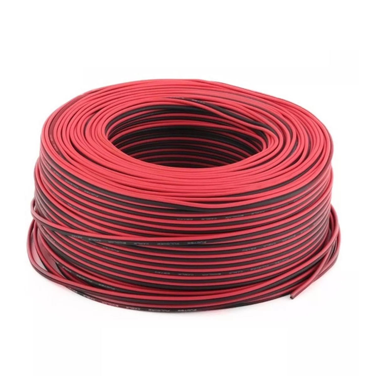 Cable Para Bocina Automotriz Bicolor Calibre 22 Rollo 100m
