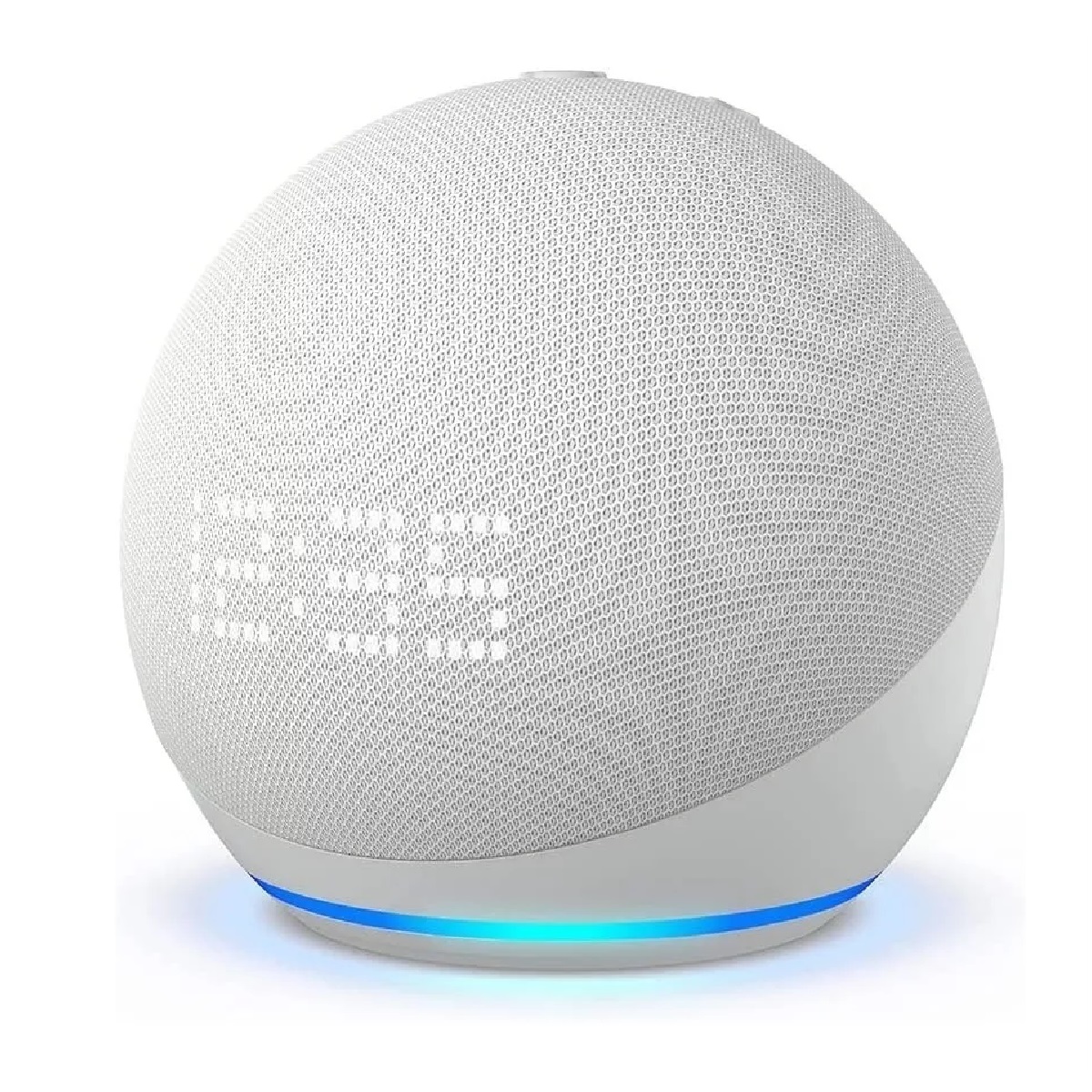 Asistente virtual Alexa, pantalla integrada glacier white 110V/240V 5a Gen