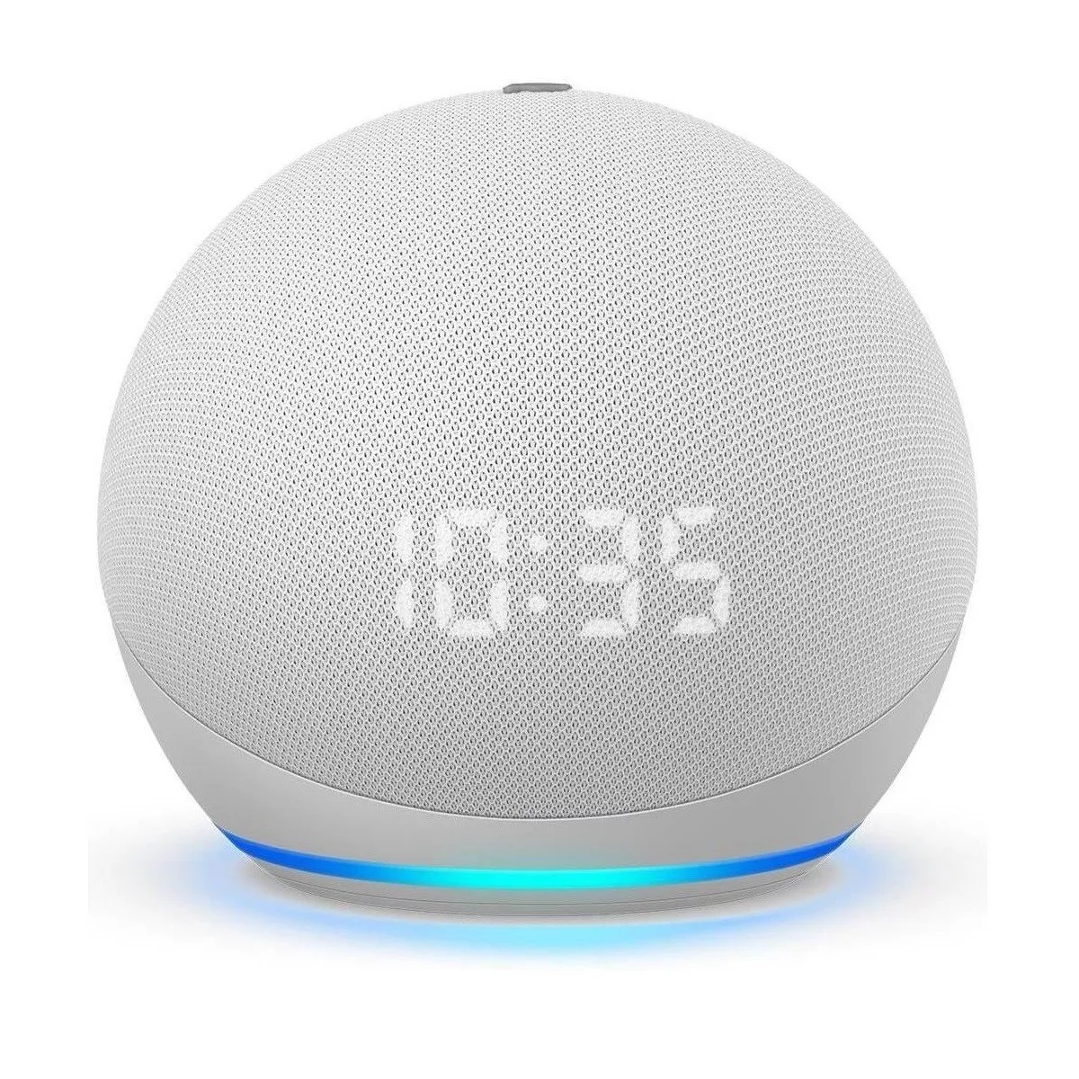 Asistente virtual Alexa, pantalla integrada glacier white 110V/240V  4th Gen