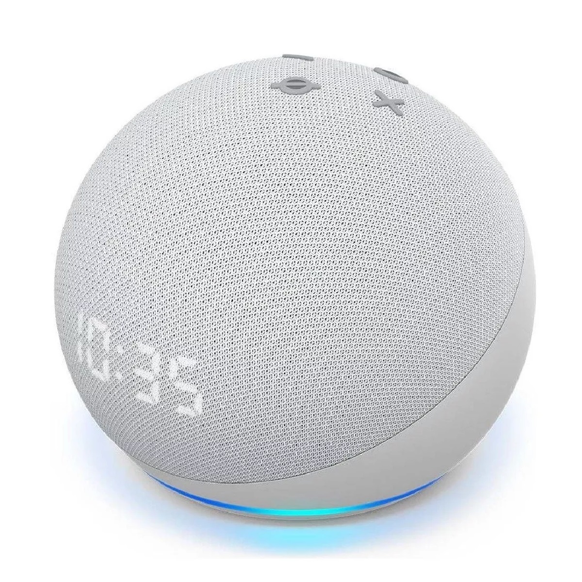 Asistente virtual Alexa, pantalla integrada glacier white 110V/240V  4th Gen