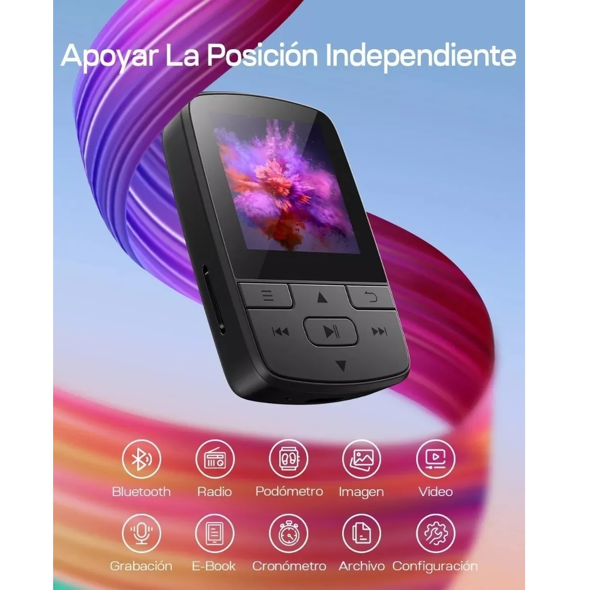 Reproductor Mp3 Portátil 80gb Bluetooth Hifi Con Auriculares