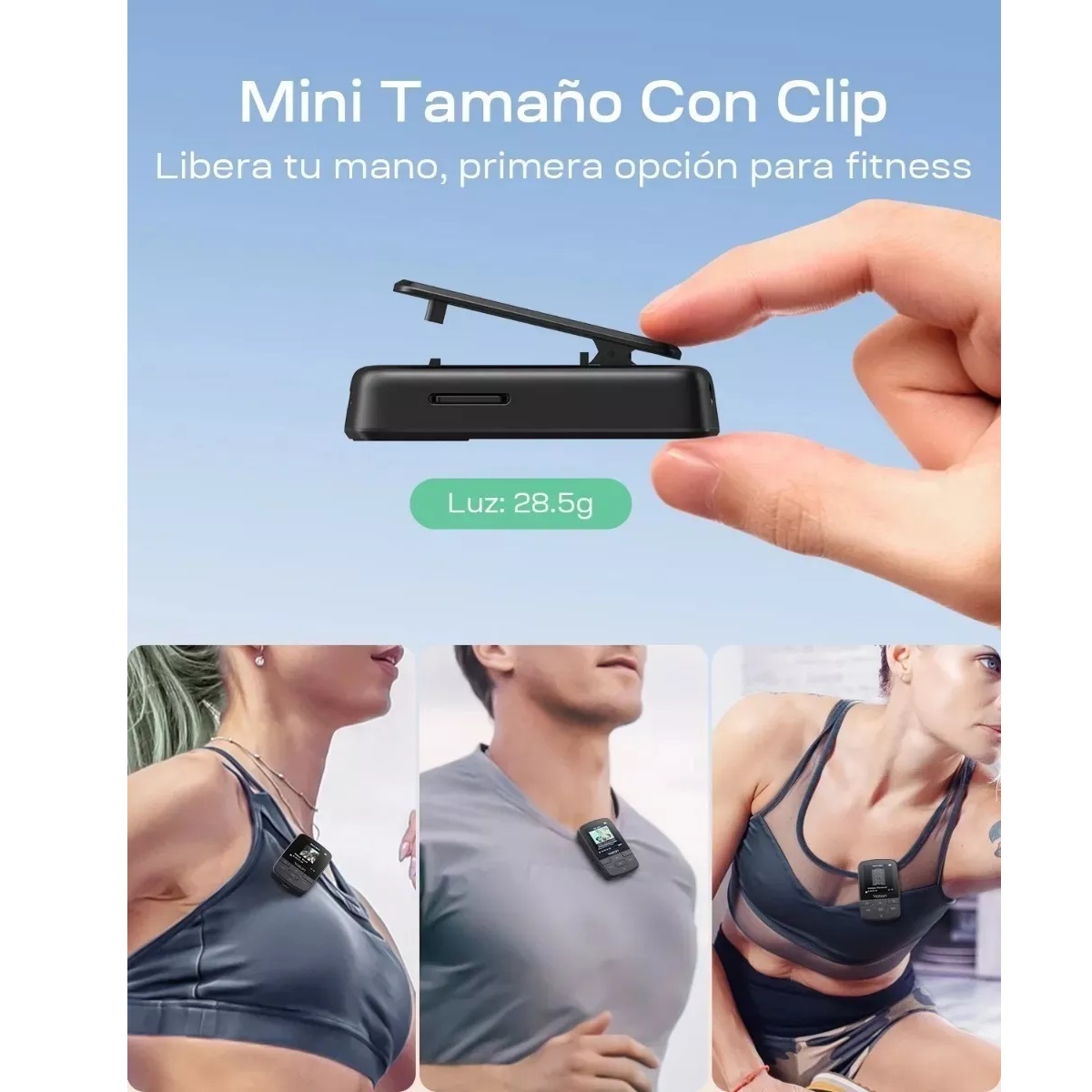 Reproductor Mp3 Portátil 80gb Bluetooth Hifi Con Auriculares