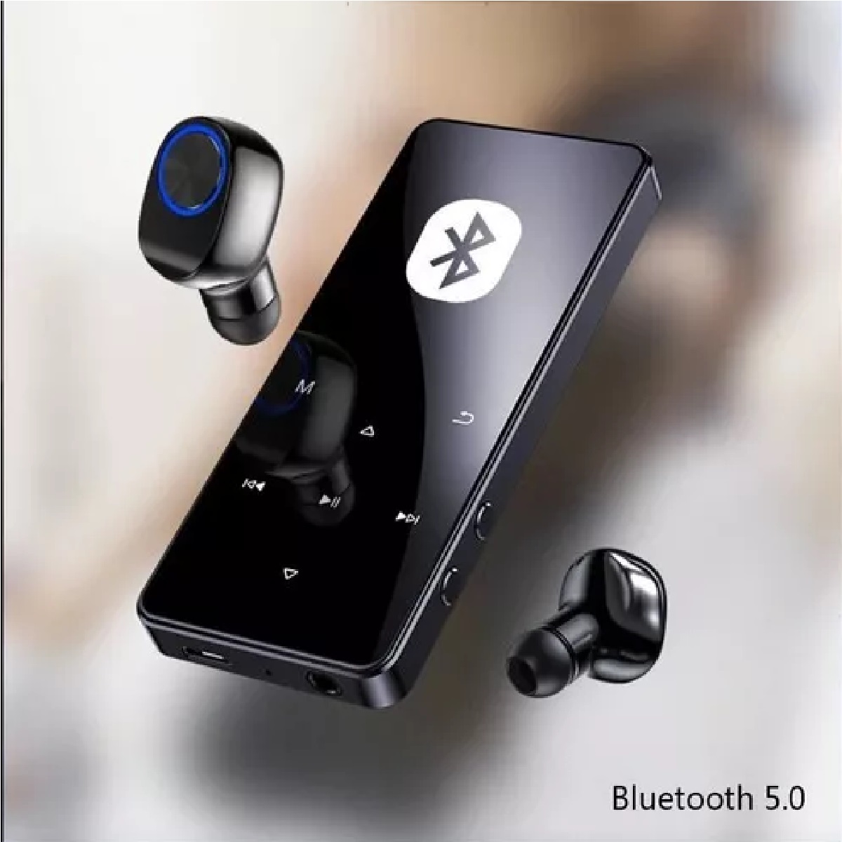 Reproductor Musical Mp3 Mp4 Portátil Con Bluetooth