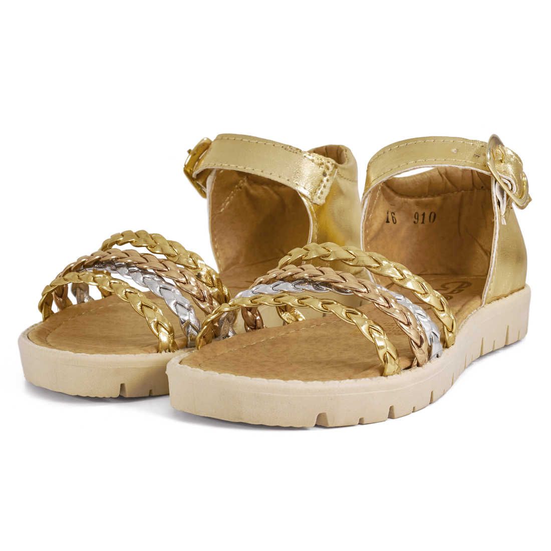 Sandalia Niña Huarache Trenzas 910 Infantil 12 Al 21