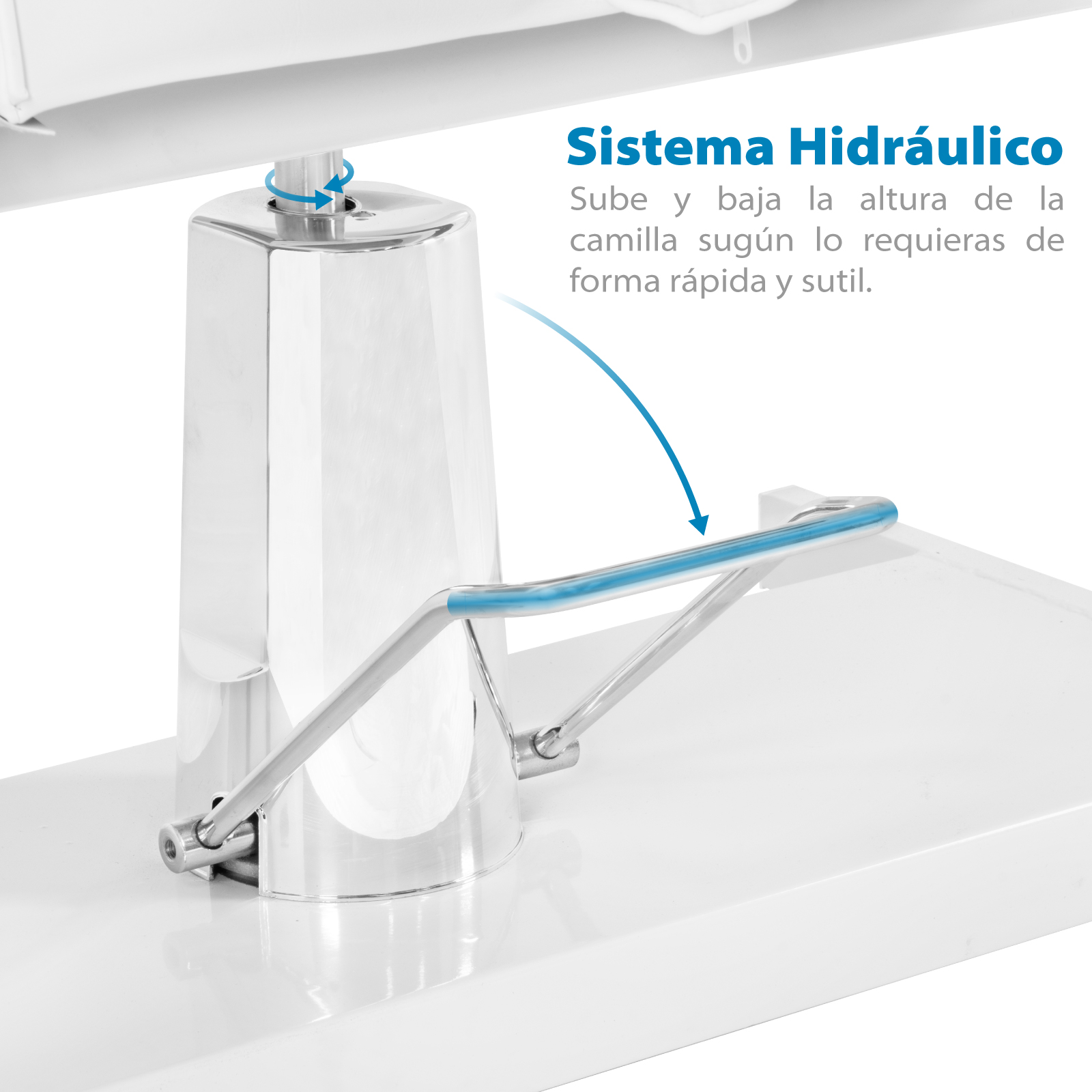 Cama de Masaje Onof Hidráulica Reclinable con Altura Ajustable