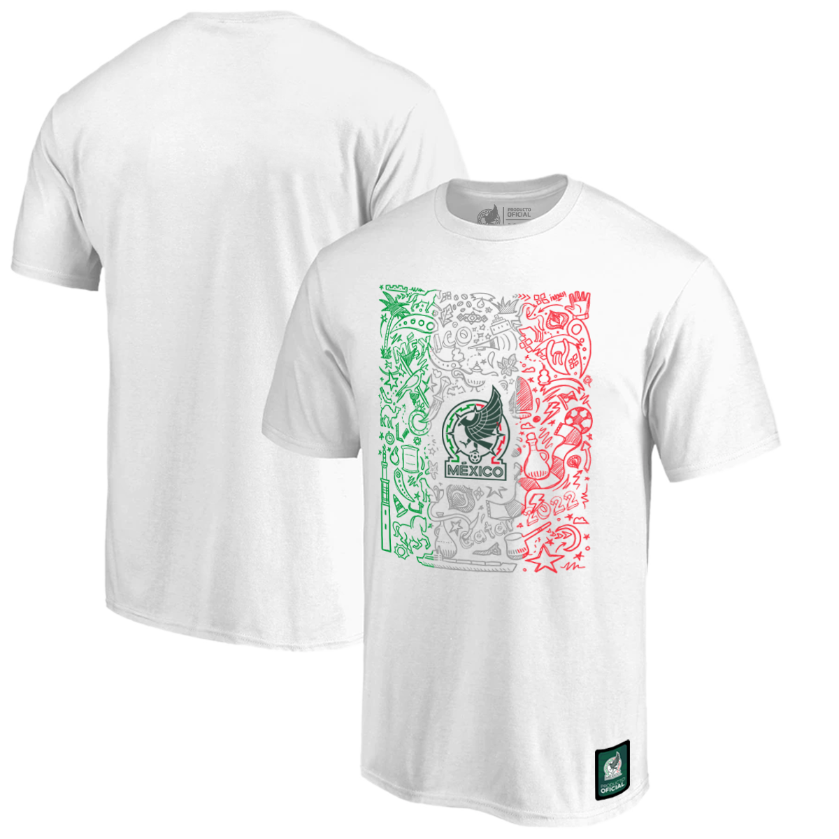 Playera Selección Nacional Mexicana Elementos Bandera Niño