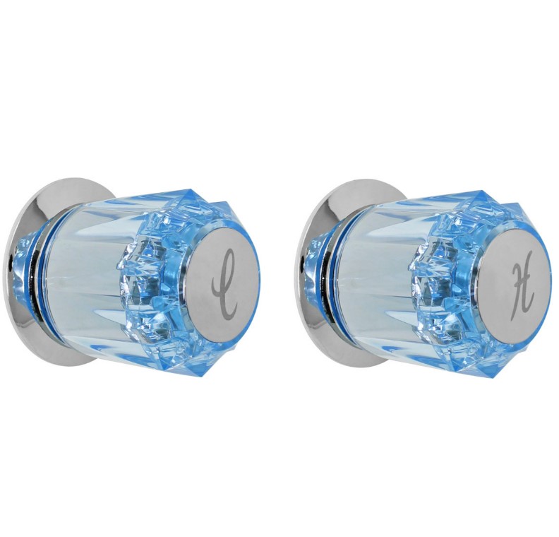 Juego 2 Manerales Regaderas Chapetón Llaves Regadera Baño