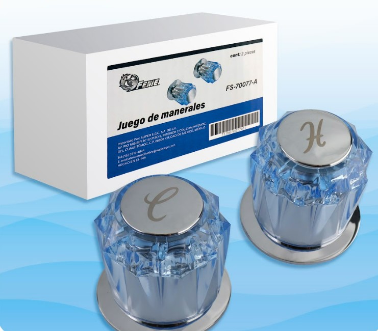 Juego 2 Manerales Regaderas Chapetón Llaves Regadera Baño