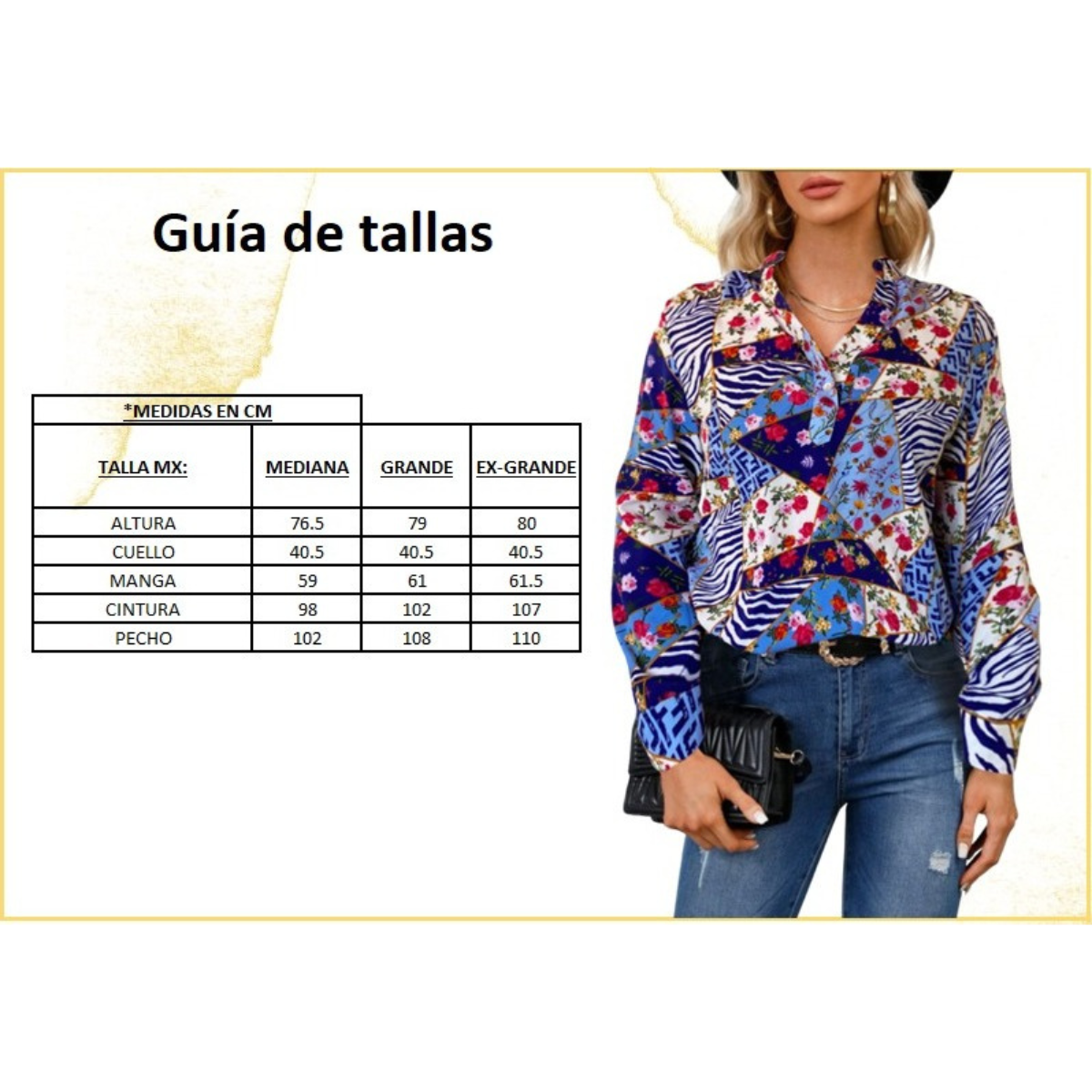 Camisas Mujer Blusa Elegante Casual Dama Manga Larga Trendin