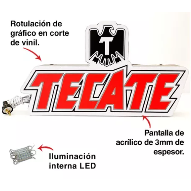 Anuncio Luminoso Tecate 