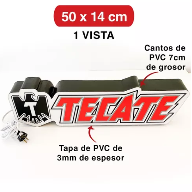 Anuncio Luminoso Tecate 