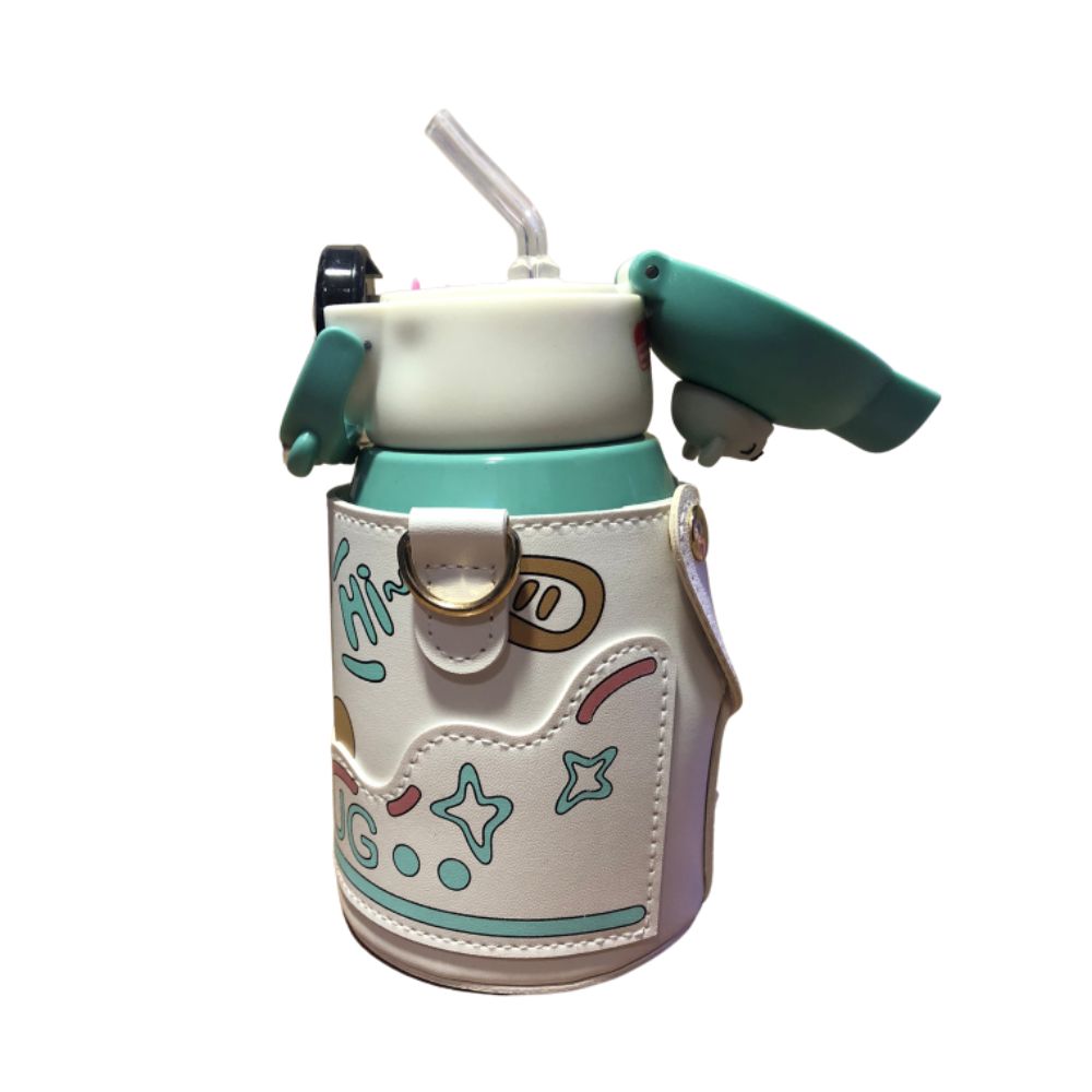 Termo digital de acero inoxidable Gadgets&Fun con funda de oso 500 ml