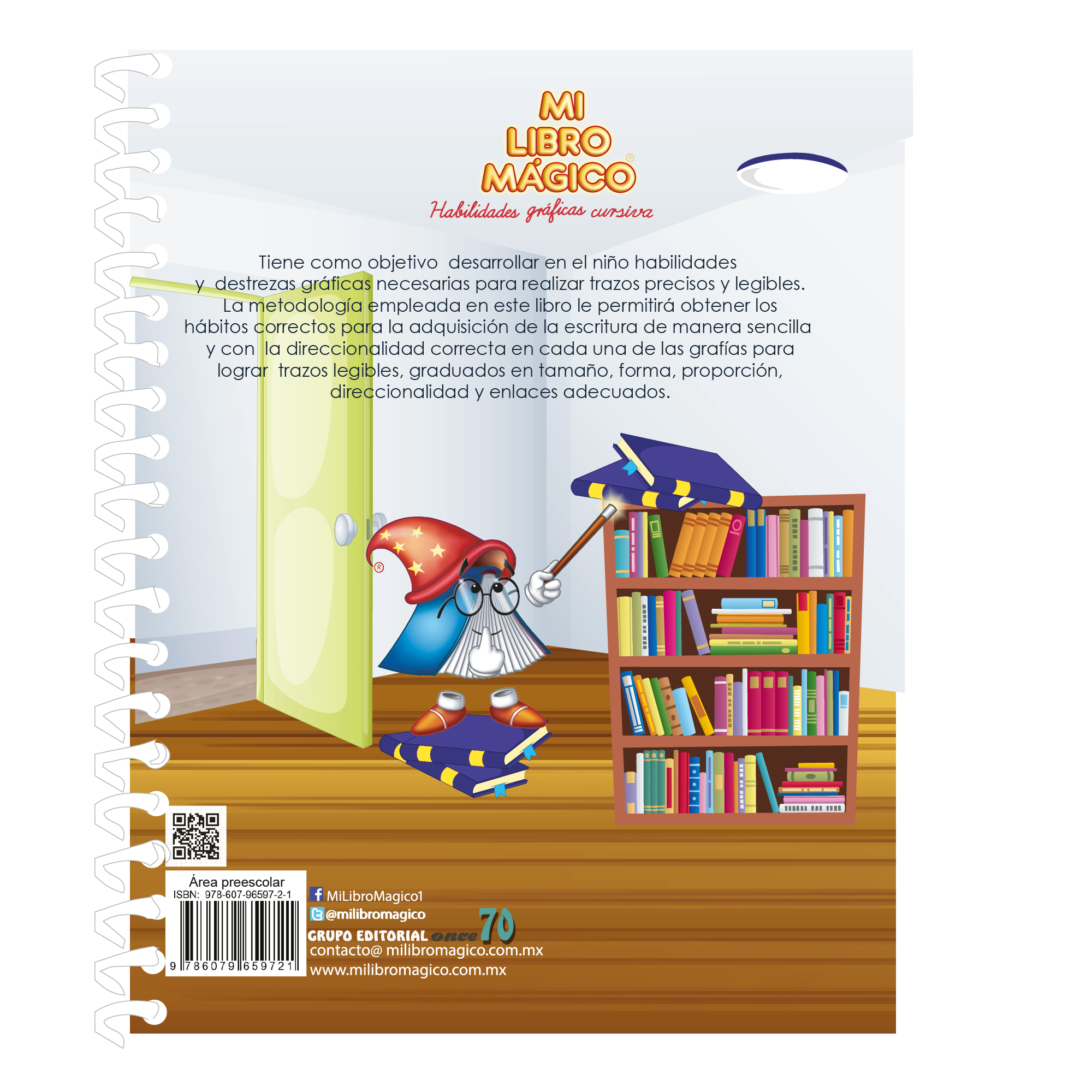 Mi Libro Mágico Habilidades Gráficas Cursiva.