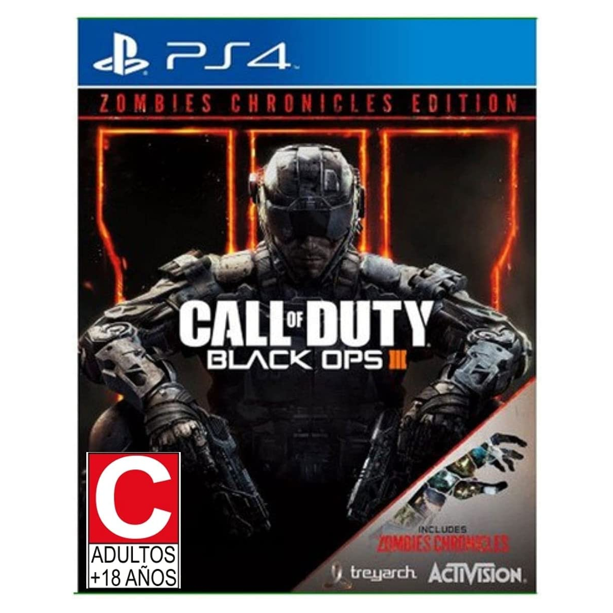 PS4 Juego Call Of Duty Black Ops III Zombie Chronicles