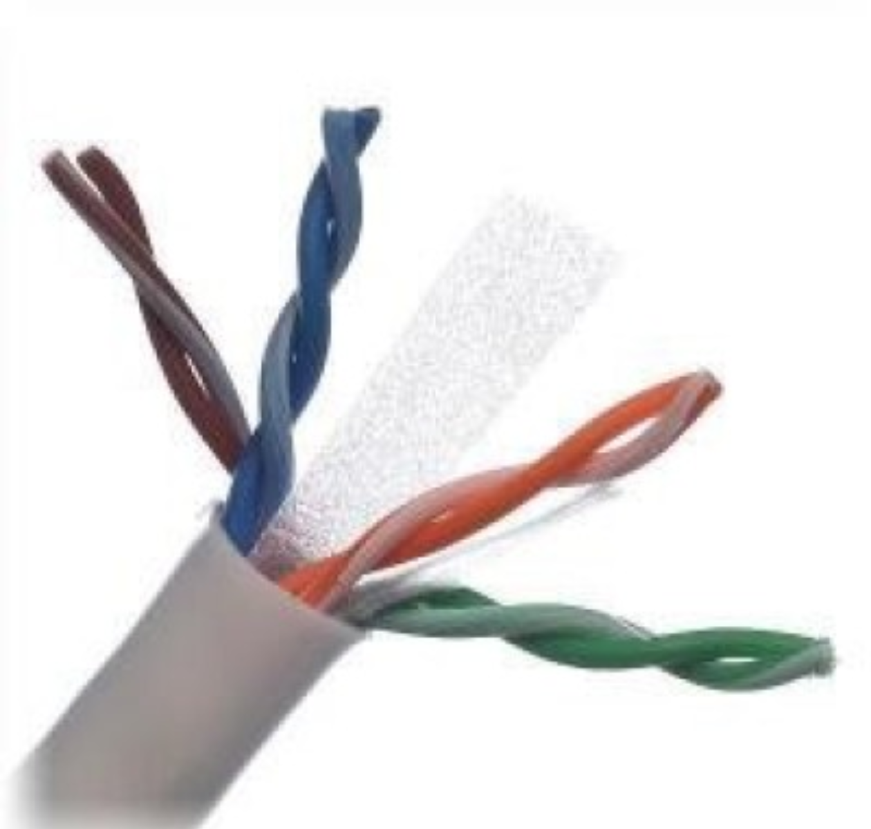 Bobina de Cable UTP Cat 6 2412 009a1000, 305 m, Blanco, Interior, 100% Cobre