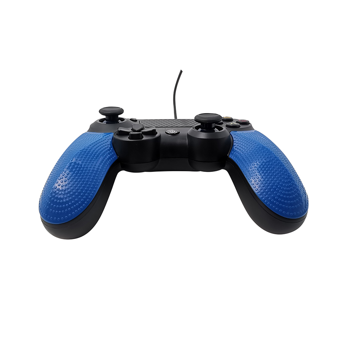 Control Alámbrico compatible Playstation y PC BEAST Play Four USB Vibración Azul/Negro