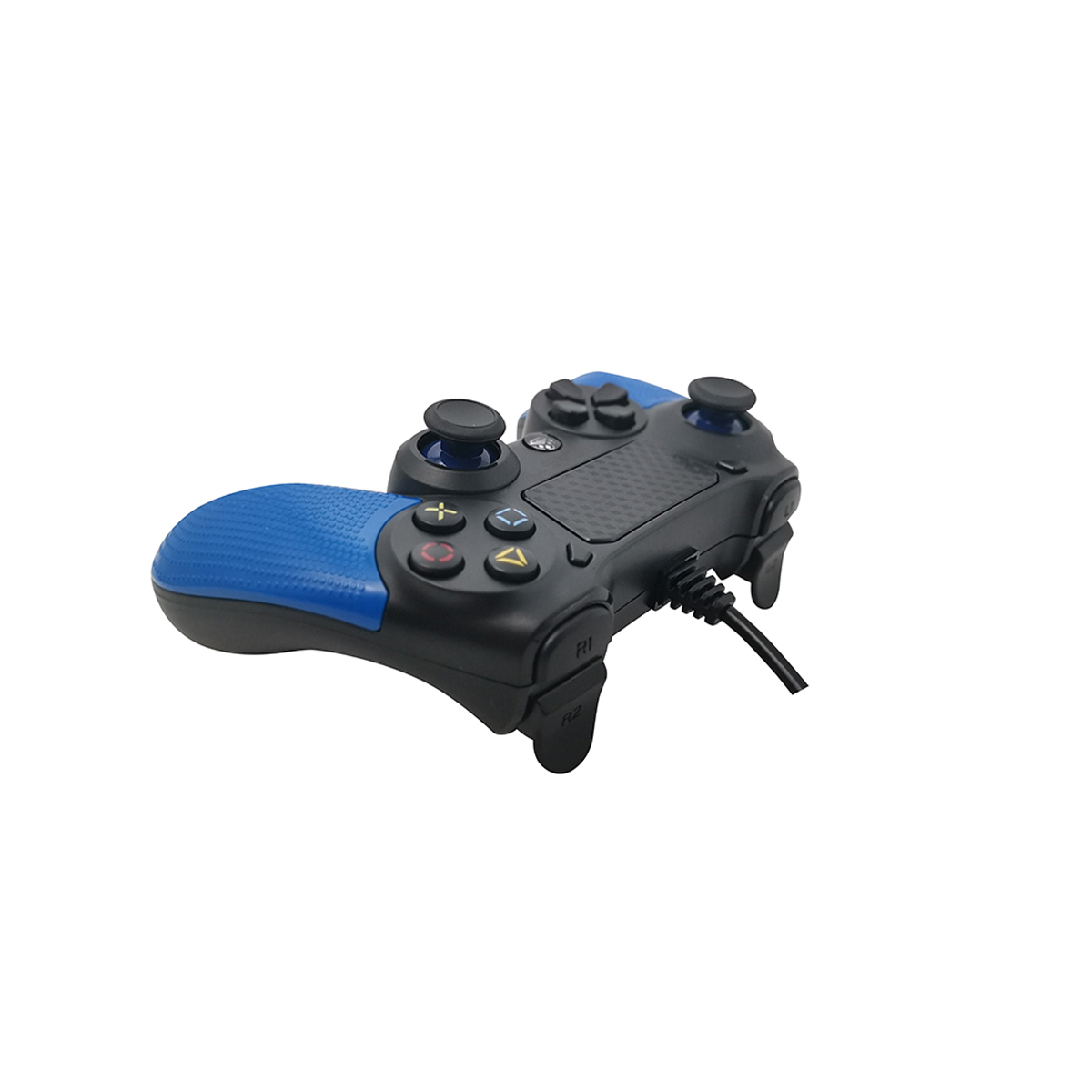 Control Alámbrico compatible Playstation y PC BEAST Play Four USB Vibración Azul/Negro