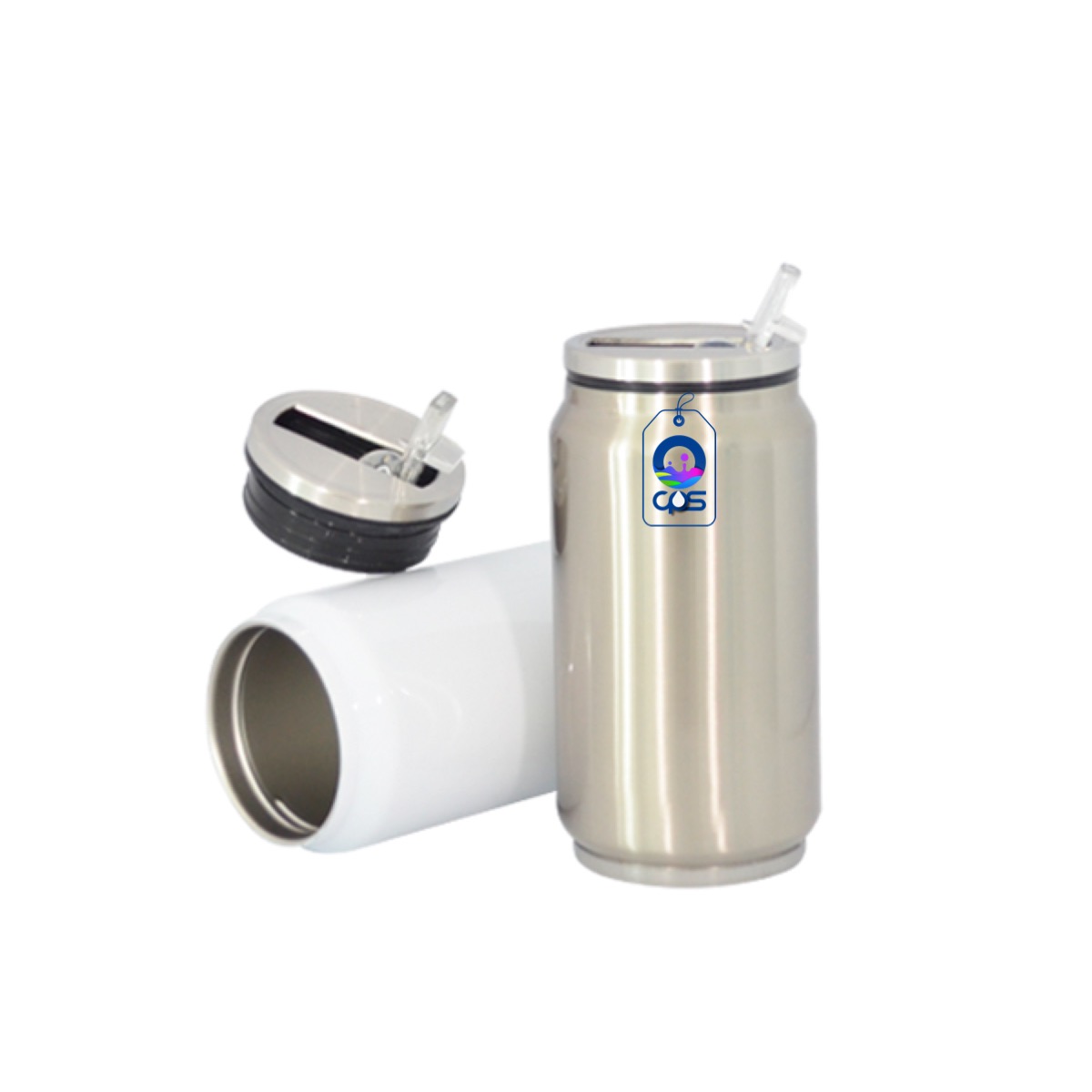 Lata térmica de 300ml. Para sublimar (6 piezas)..