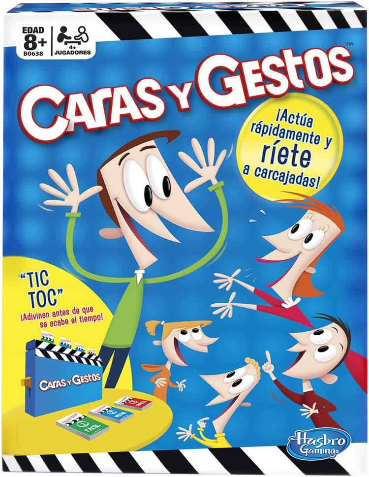 Caras Y Gestos Juego De Mesa De Hasbro Gaming 
