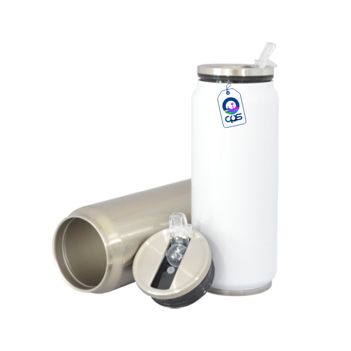 Lata térmica de 450ml. Para sublimar (6 piezas)..