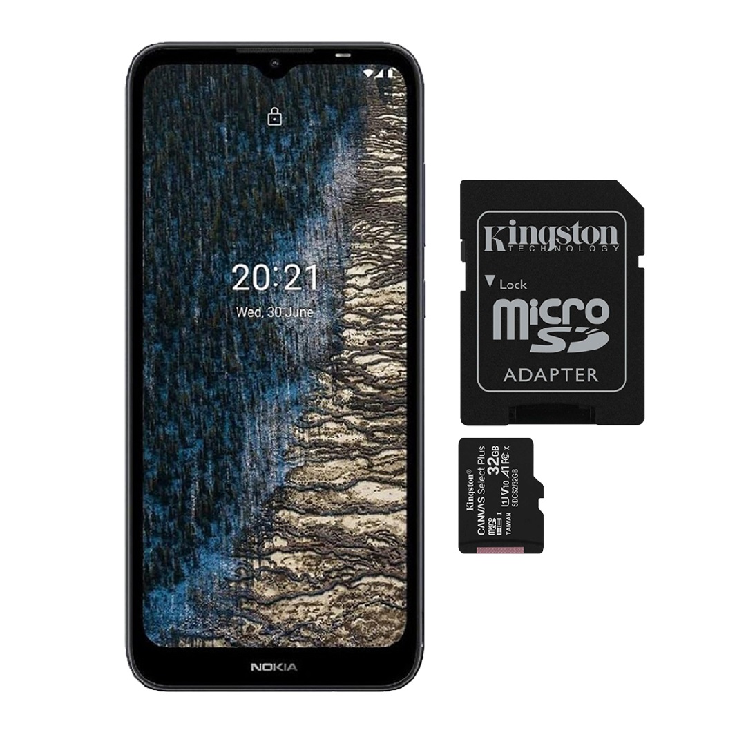  Nokia C20 2/32GB Azul + Micro SD Kingston 32GB