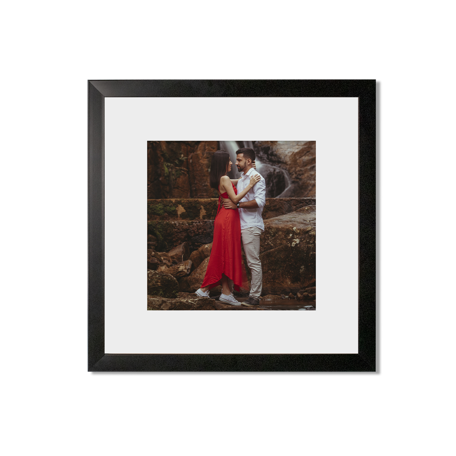 Set de 6 Marcos para fotografias PASPARTÚ FRAMES con vidrio y marialuisa