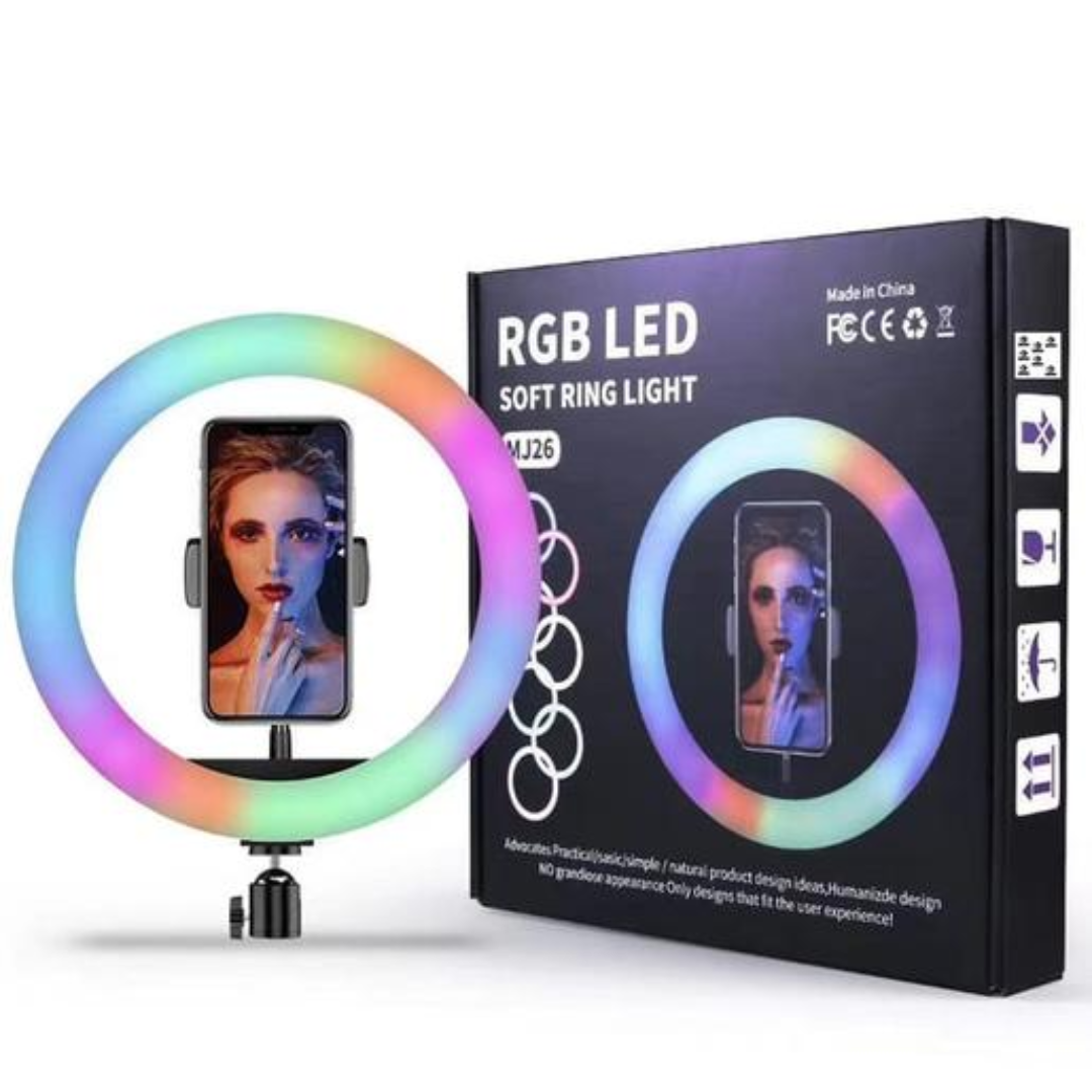 Aro de Luz Led Rgb 10 Pulgadas Con tripie