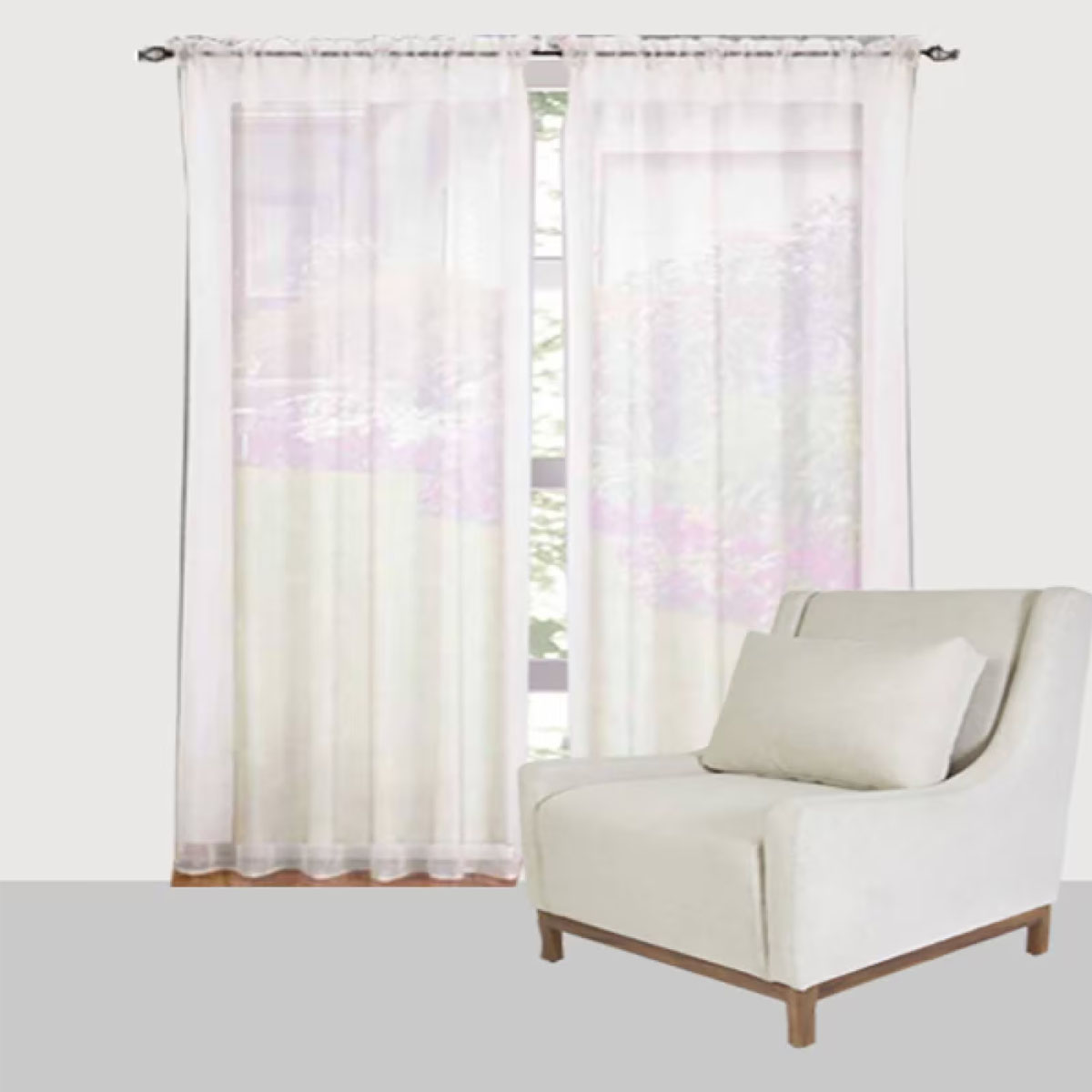 Cortinas Translucidas | Tergal Blanco | Permiten el paso de la Luz