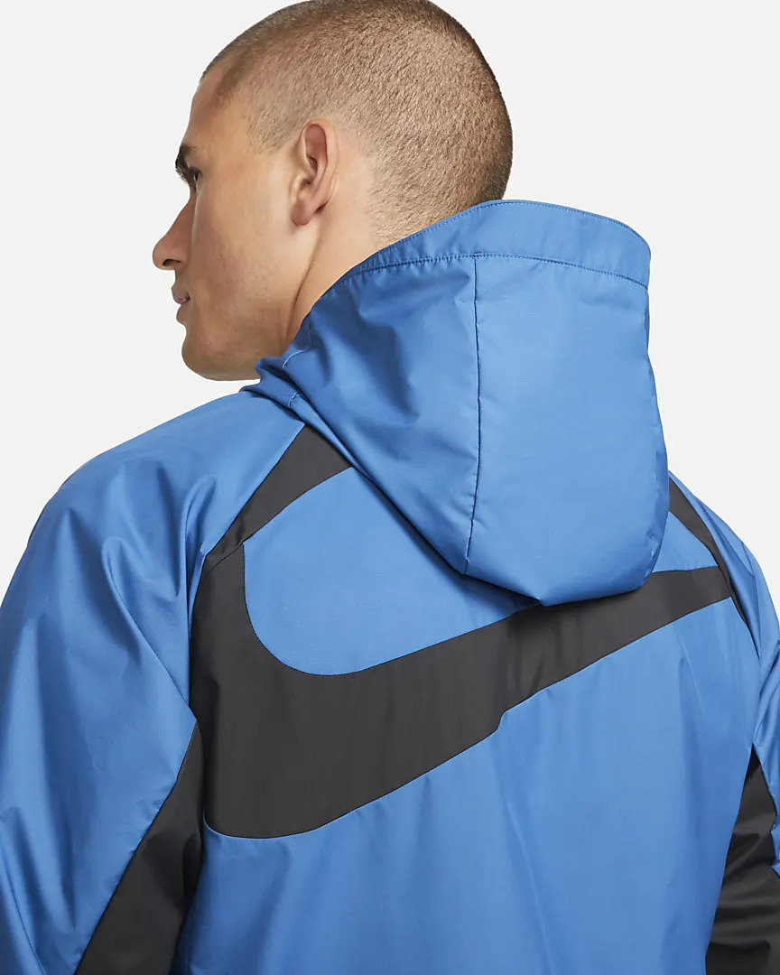Rompevientos Nike Repelente al Agua Entrenamiento Hombre - Azul