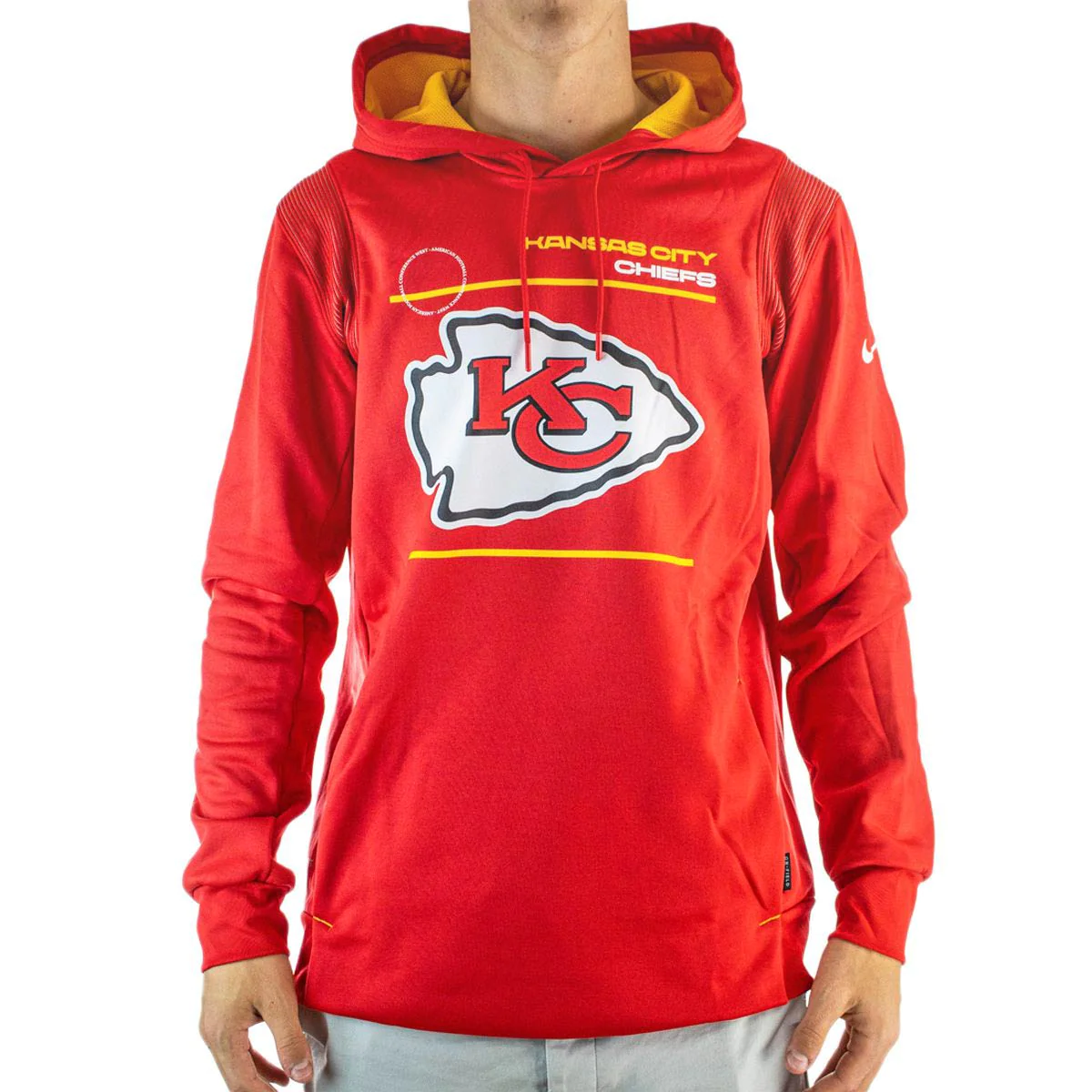 Sudadera Nike Kansas City Chiefs NFL Therma - Roja