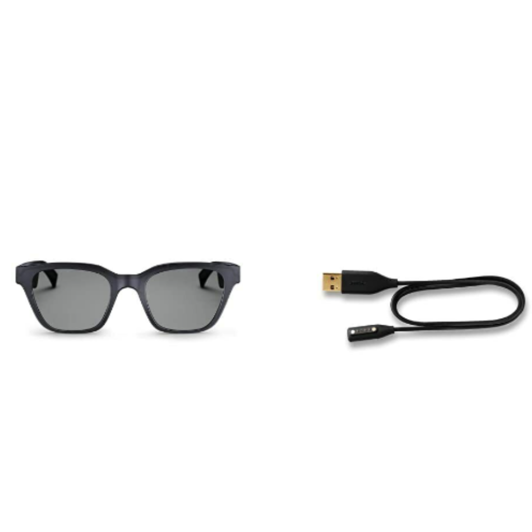 Bose Frames - Gafas de sol de audio con auriculares abiertos, alto M/L, color negro, con conectividad Bluetooth