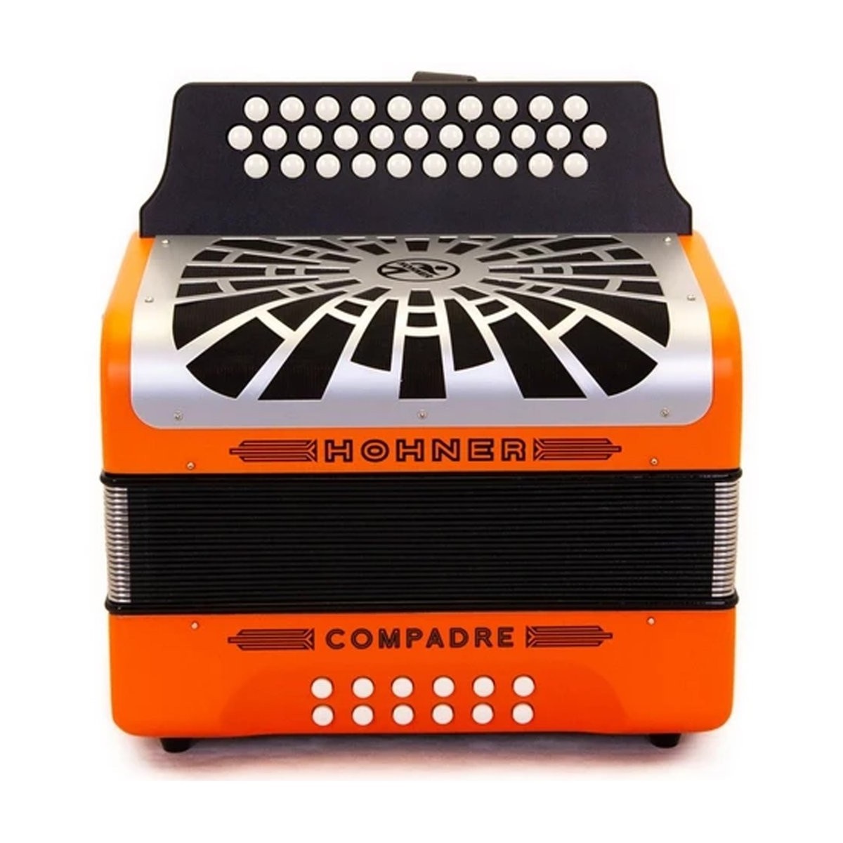 Acordeón Hohner A48231 Diatónico Naranja C/Funda 