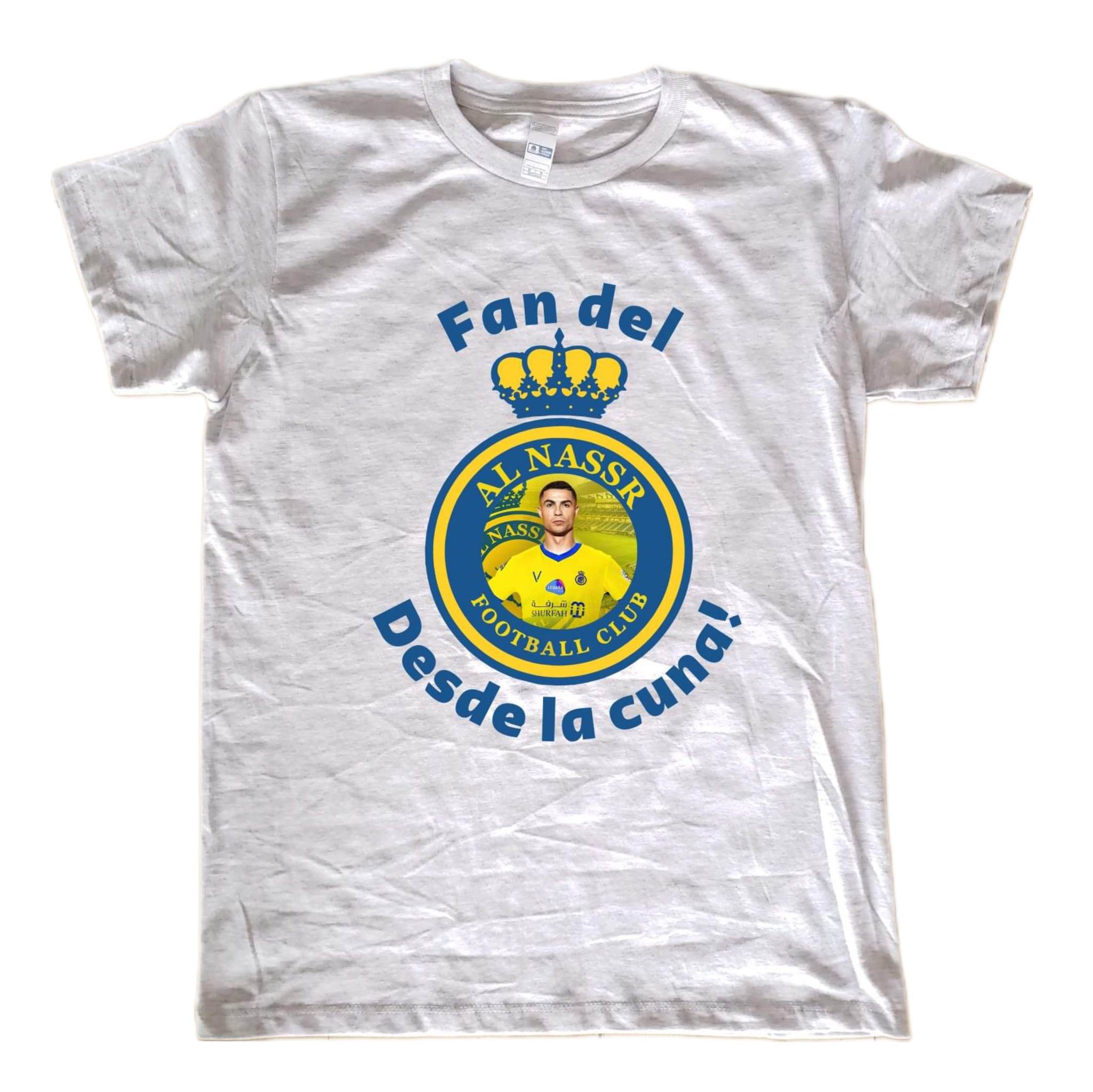 Playera de Cristian Ronaldo CR7 Fan del Al Nassr