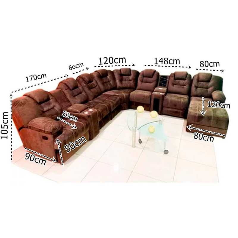 Sala Modular Hermes Audio y Carga Inalámbrica