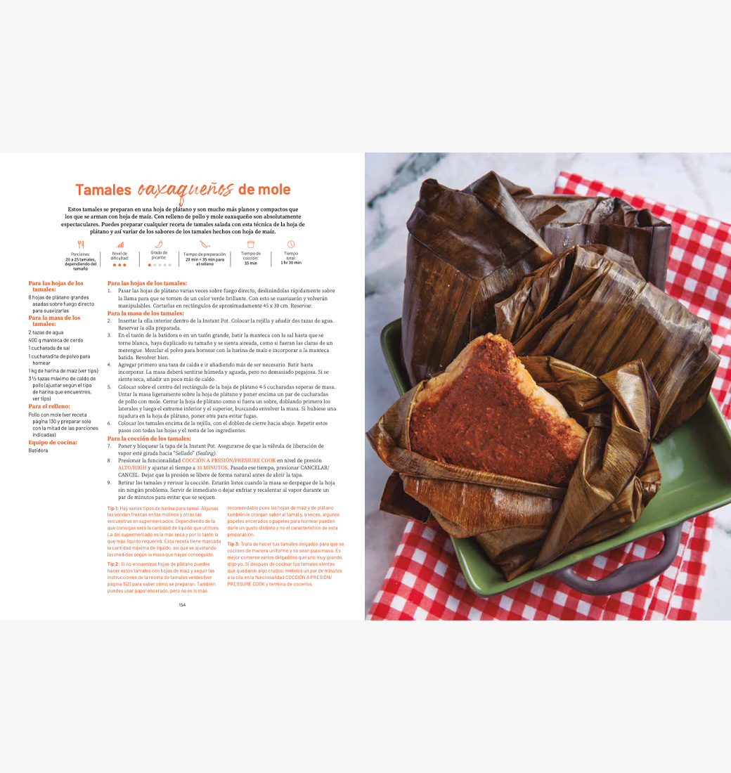 Libro Sabor Mexicano: 75 Recetas Tradicionales Instant Pot