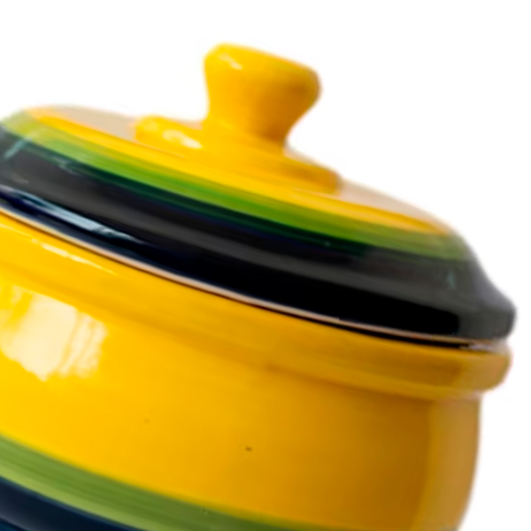 Cazuela Bowl Azul con Amarillo