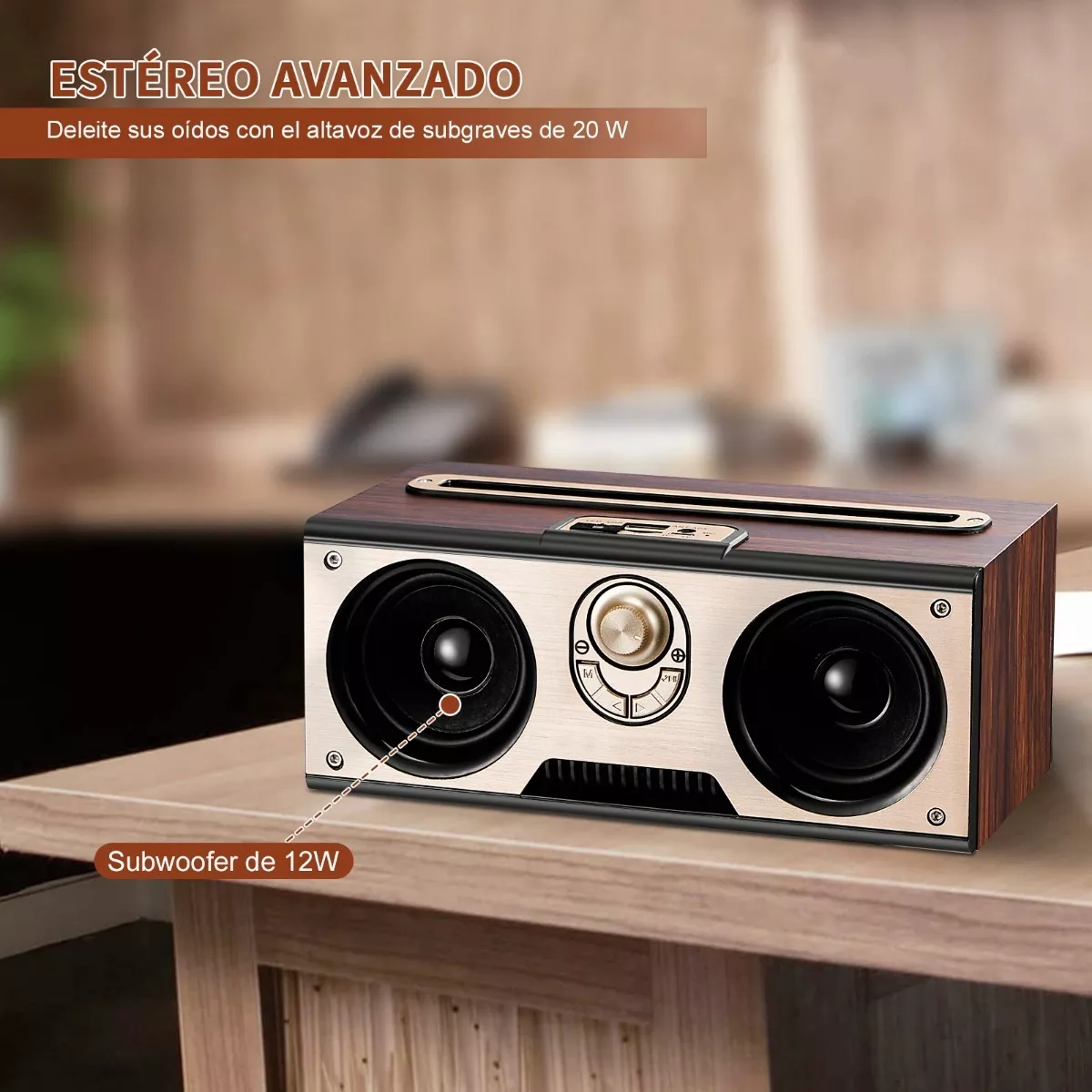 Bocina Bluetooth Portátil Altavoz Impermeable Subwoofer