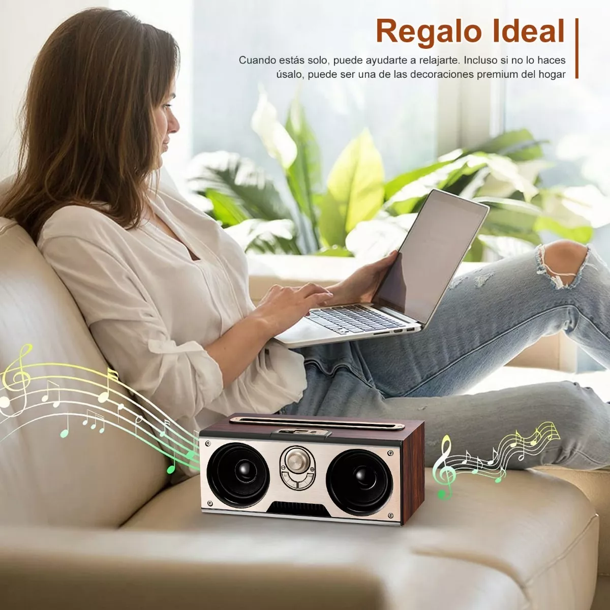 Bocina Bluetooth Portátil Altavoz Impermeable Subwoofer
